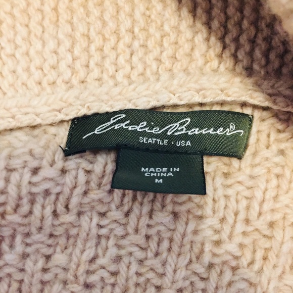 Woman’s Eddie Bauer lambswool sweater size medium - Picture 4 of 5
